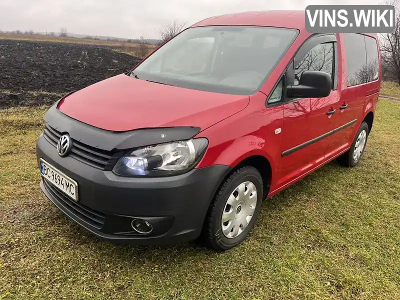 Мінівен Volkswagen Caddy 2011 1.2 л. Ручна / Механіка обл. Львівська, Львів - Фото 1/21