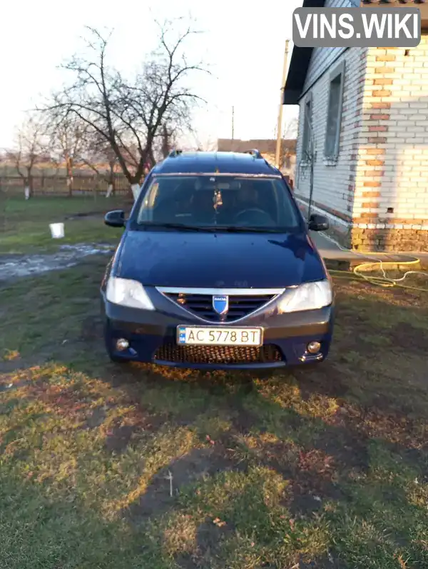 Универсал Dacia Logan MCV 2007 1.5 л. Ручная / Механика обл. Волынская, Локачи - Фото 1/19