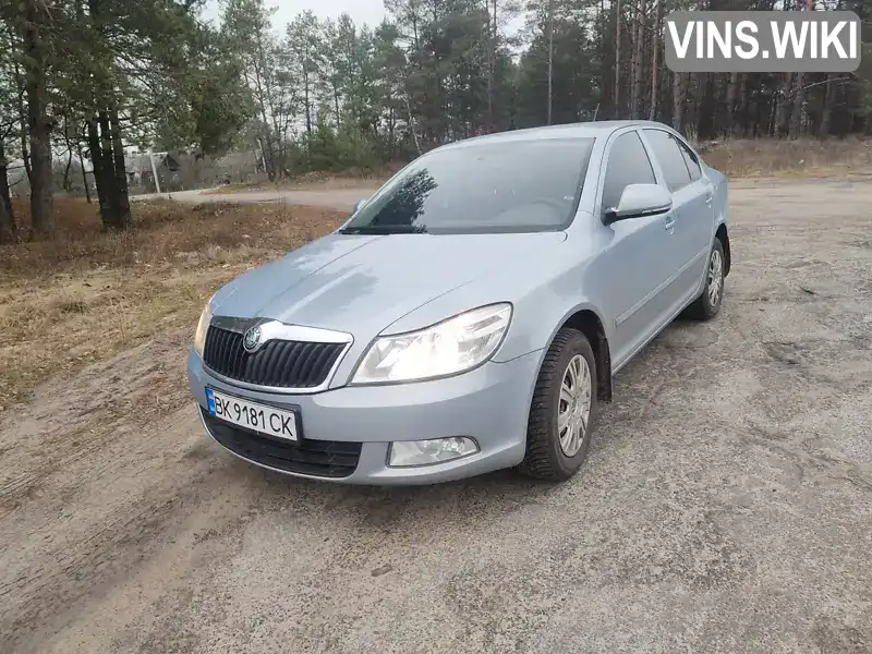 Ліфтбек Skoda Octavia 2010 1.6 л. Ручна / Механіка обл. Рівненська, Зарічне - Фото 1/9