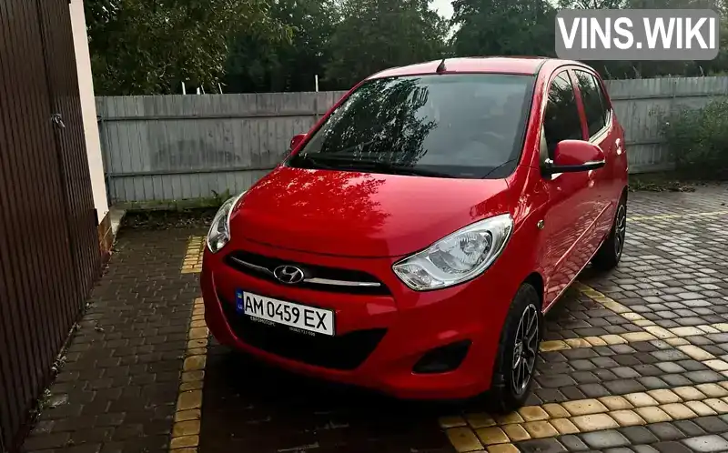 Хэтчбек Hyundai i10 2012 1.1 л. Автомат обл. Житомирская, Звягель - Фото 1/16