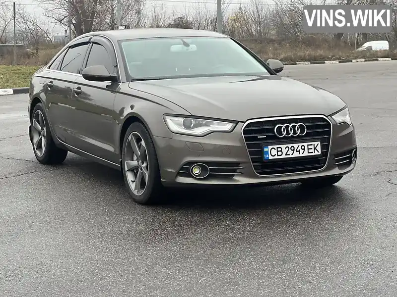 Седан Audi A6 2013 3 л. Автомат обл. Чернігівська, Прилуки - Фото 1/19