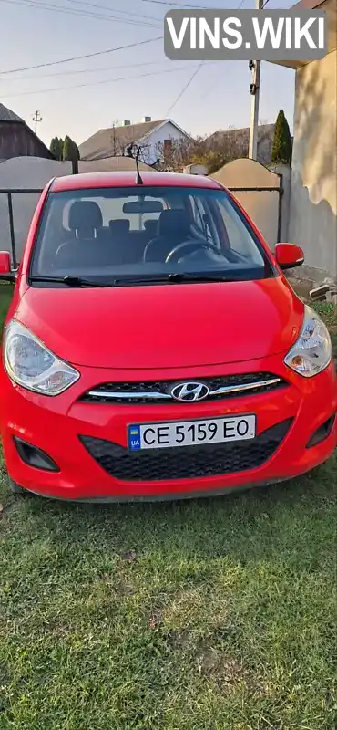 Хэтчбек Hyundai i10 2013 1.09 л. Ручная / Механика обл. Черновицкая, Заставна - Фото 1/21