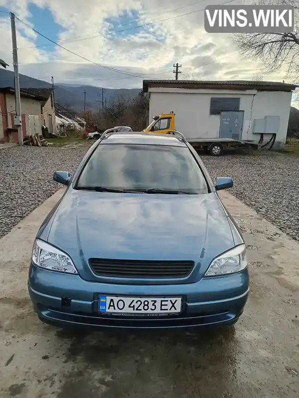 Универсал Opel Astra 1999 1.4 л. Ручная / Механика обл. Закарпатская, Перечин - Фото 1/17