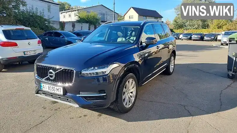 Позашляховик / Кросовер Volvo XC90 2017 1.97 л. Автомат обл. Київська, Київ - Фото 1/13