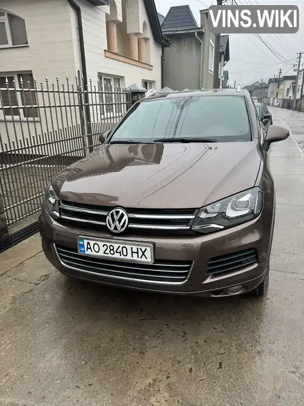 Позашляховик / Кросовер Volkswagen Touareg 2012 2.97 л. Автомат обл. Закарпатська, Тячів - Фото 1/18