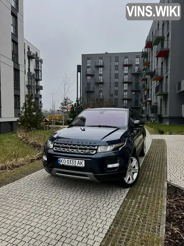 Внедорожник / Кроссовер Land Rover Range Rover Evoque 2013 2 л. Автомат обл. Львовская, Львов - Фото 1/21