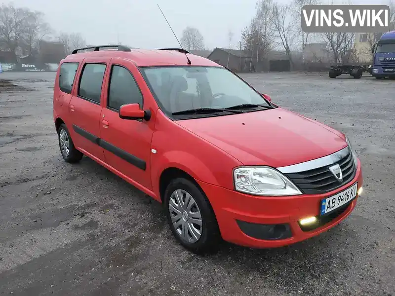 Седан Dacia Logan 2009 1.6 л. Ручная / Механика обл. Винницкая, Винница - Фото 1/19