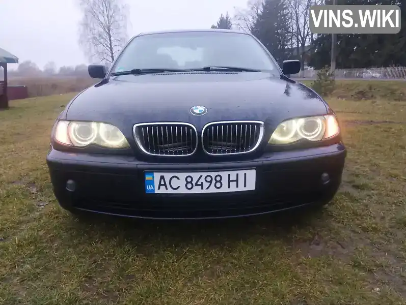 Седан BMW 3 Series 2004 2 л. Ручная / Механика обл. Волынская, Ратно - Фото 1/21