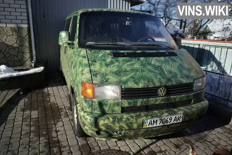 Мінівен Volkswagen Transporter 1994 2.4 л. Ручна / Механіка обл. Житомирська, Житомир - Фото 1/9