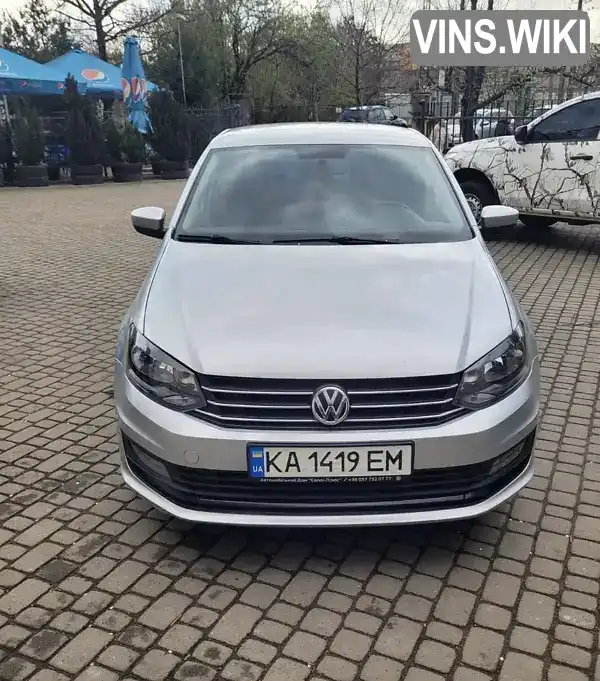 Седан Volkswagen Polo 2018 1.4 л. Автомат обл. Закарпатская, Ужгород - Фото 1/12