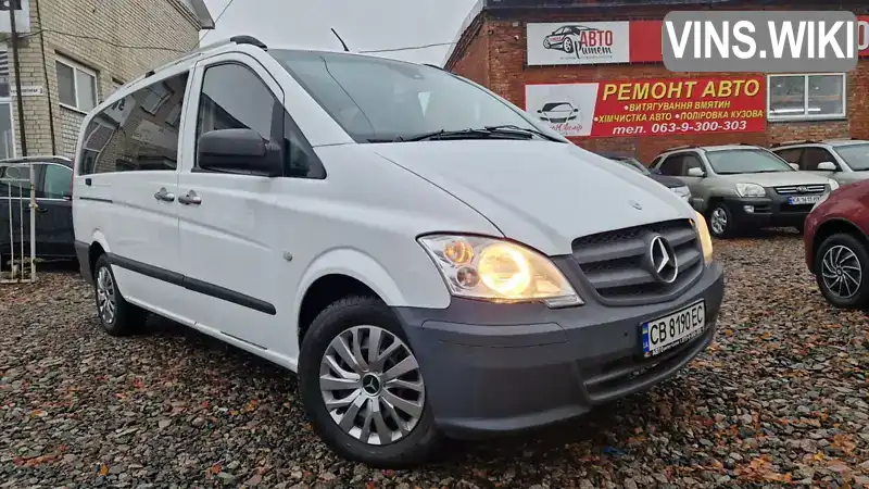 Мінівен Mercedes-Benz Vito 2013 2.2 л. Ручна / Механіка обл. Черкаська, Сміла - Фото 1/21