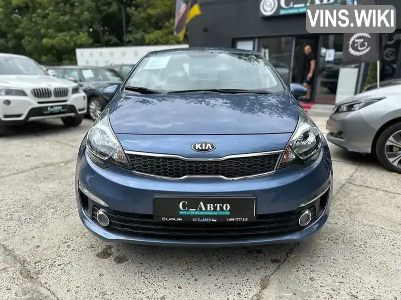 KNADN412AF6538828 Kia Rio 2015 Седан 1.4 л. Фото 2