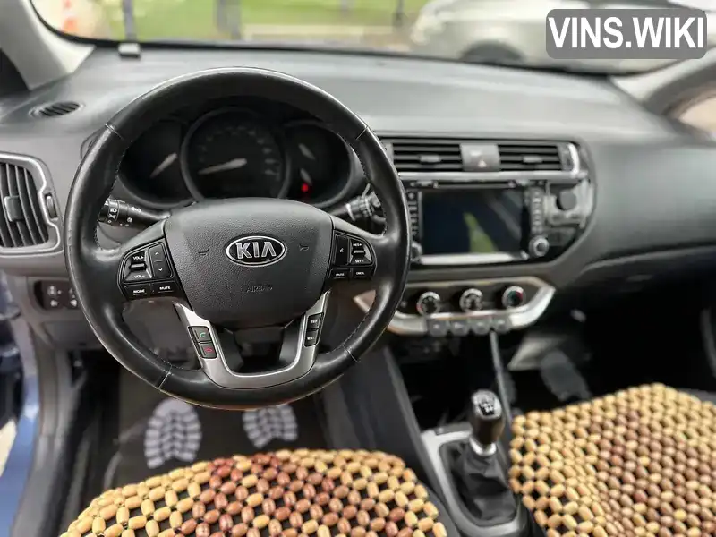 KNADN412AF6538828 Kia Rio 2015 Седан 1.4 л. Фото 3