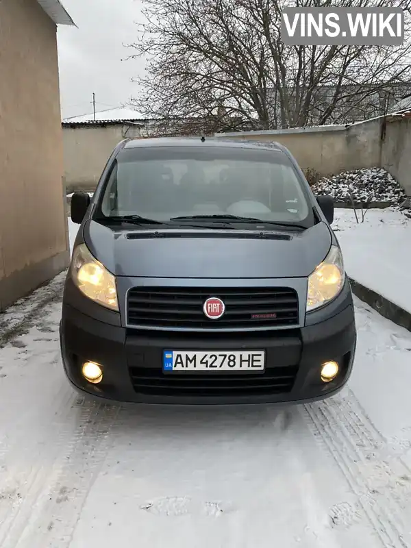 Мінівен Fiat Scudo 2009 2 л. Ручна / Механіка обл. Житомирська, Коростень - Фото 1/21