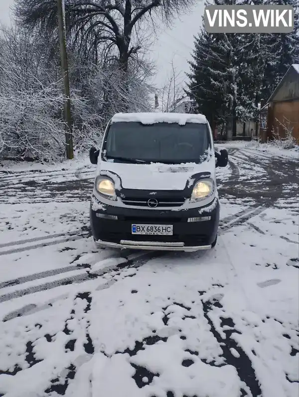 Мінівен Opel Vivaro 2004 1.9 л. Ручна / Механіка обл. Хмельницька, Городок - Фото 1/5