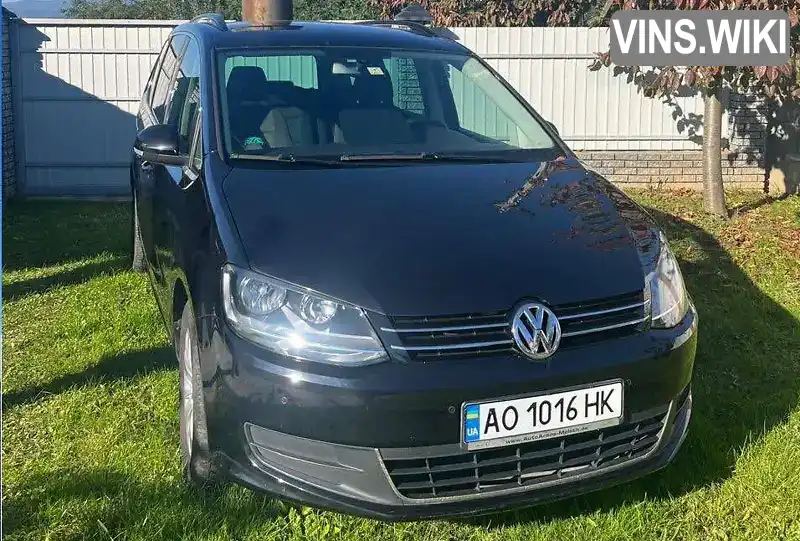 Мінівен Volkswagen Sharan 2011 1.39 л. Ручна / Механіка обл. Закарпатська, Мукачево - Фото 1/12