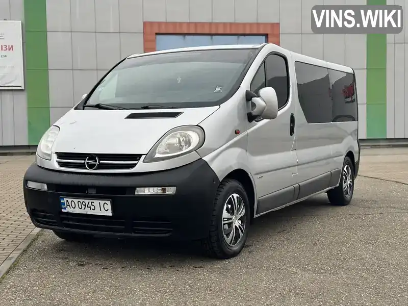 Мінівен Opel Vivaro 2005 1.87 л. обл. Закарпатська, Виноградів - Фото 1/8