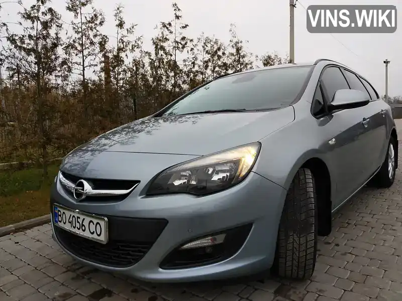 Универсал Opel Astra 2014 1.6 л. Ручная / Механика обл. Тернопольская, Борщев - Фото 1/19