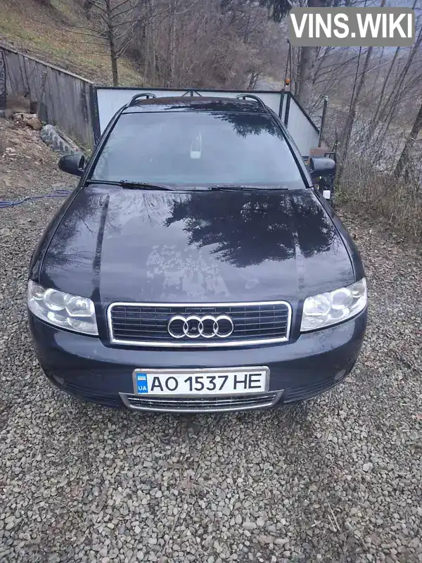 Седан Audi A4 2001 1.9 л. Ручная / Механика обл. Закарпатская, location.city.dubove - Фото 1/3