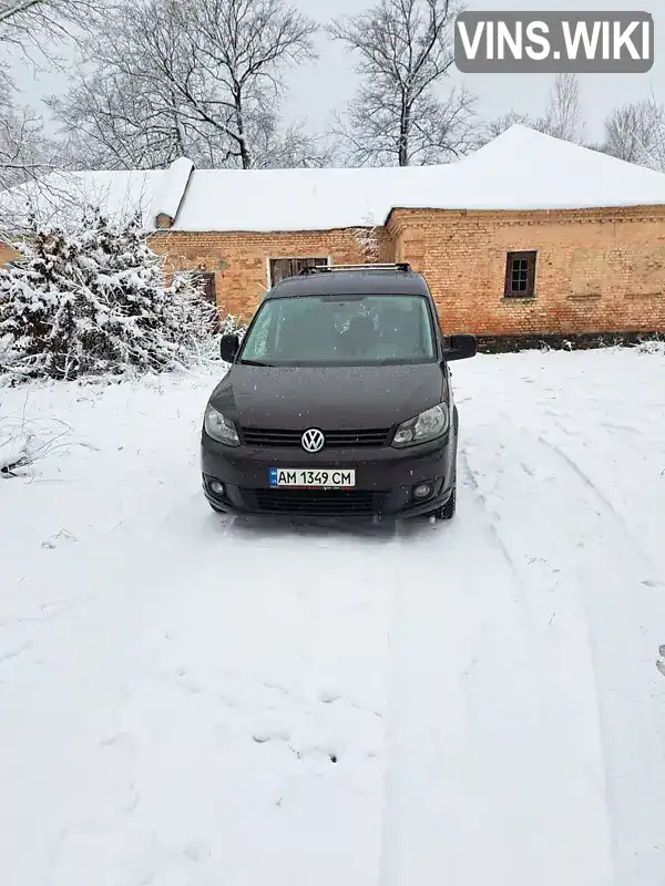 Минивэн Volkswagen Caddy 2013 1.6 л. Ручная / Механика обл. Житомирская, Житомир - Фото 1/21