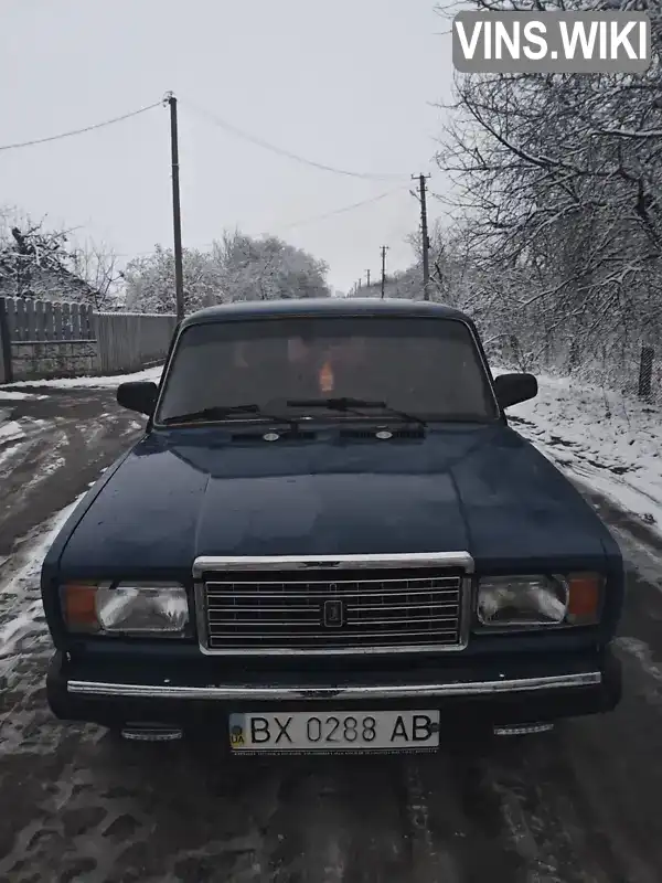 Седан ВАЗ / Lada 2107 2004 1.45 л. Ручна / Механіка обл. Хмельницька, Славута - Фото 1/21