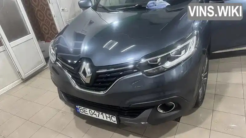 Позашляховик / Кросовер Renault Kadjar 2018 1.46 л. Ручна / Механіка обл. Миколаївська, Первомайськ - Фото 1/21