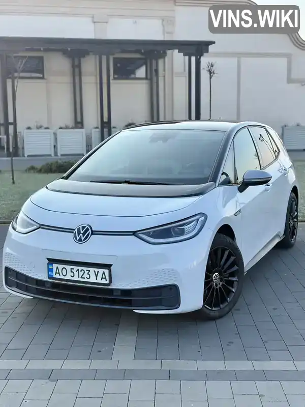 Хетчбек Volkswagen ID.3 2020 null_content л. обл. Закарпатська, Мукачево - Фото 1/21