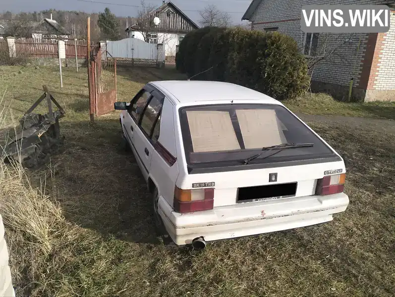 VF7XBXD0032XD2312 Citroen BX 1989 Хэтчбек 1.4 л. Фото 8