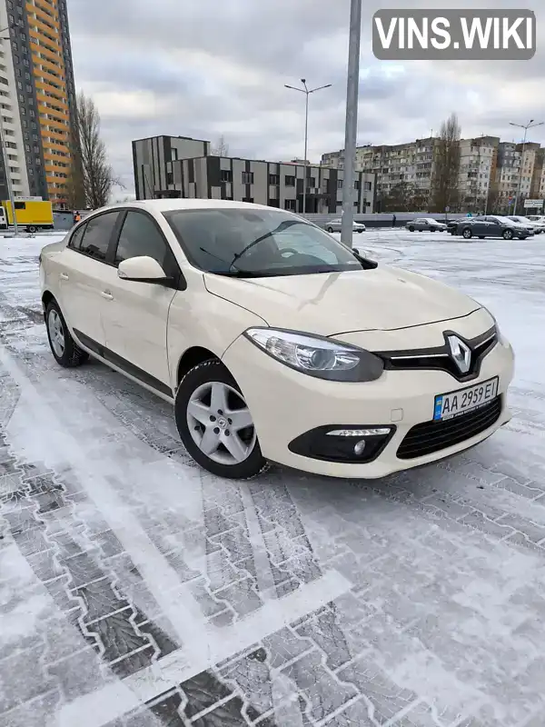 Седан Renault Fluence 2015 1.46 л. Автомат обл. Київська, Київ - Фото 1/21