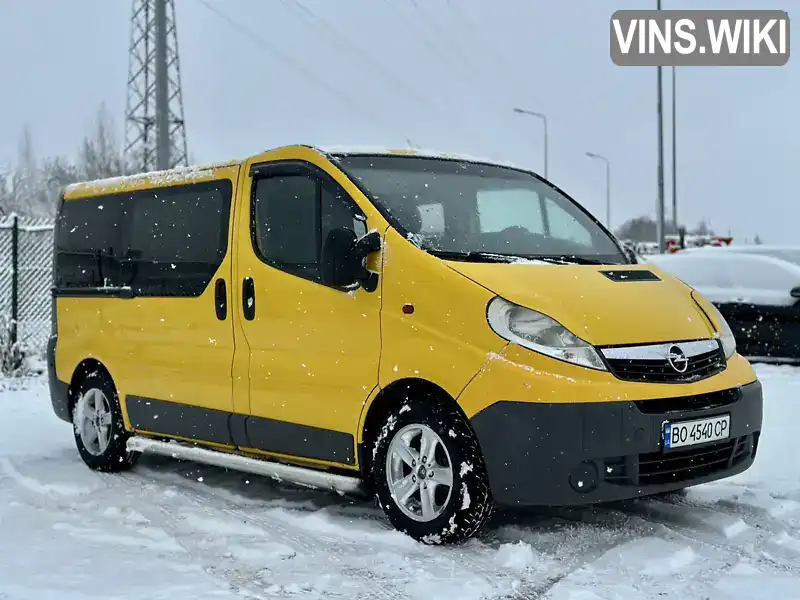 Мінівен Opel Vivaro 2007 2 л. Ручна / Механіка обл. Тернопільська, Тернопіль - Фото 1/21