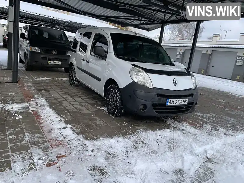 Мінівен Renault Kangoo 2009 1.46 л. Ручна / Механіка обл. Житомирська, Бердичів - Фото 1/21