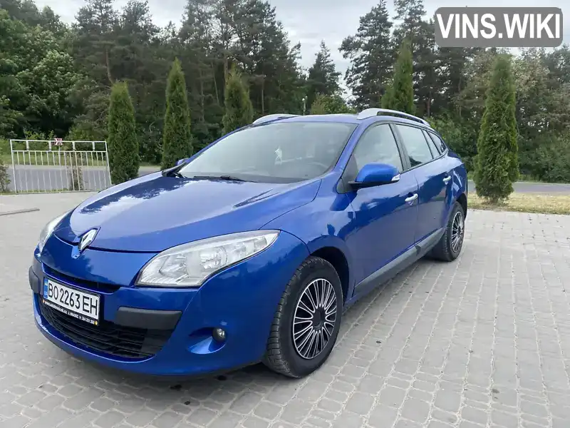 Універсал Renault Megane 2009 1.46 л. Ручна / Механіка обл. Тернопільська, Бучач - Фото 1/17