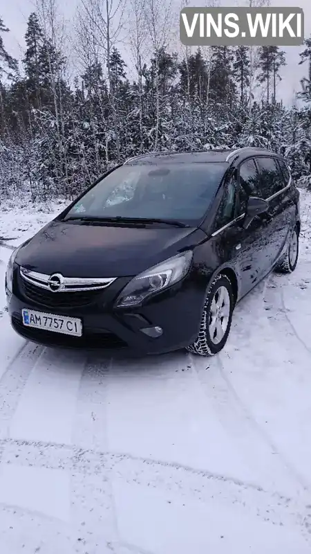 Мінівен Opel Zafira Tourer 2013 null_content л. Ручна / Механіка обл. Житомирська, Ємільчине - Фото 1/16