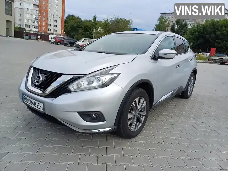 Внедорожник / Кроссовер Nissan Murano 2017 3.5 л. Автомат обл. Тернопольская, Тернополь - Фото 1/21