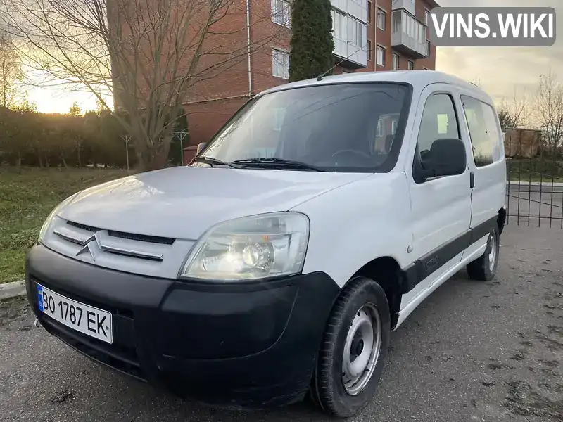 Минивэн Citroen Berlingo 2003 1.87 л. Ручная / Механика обл. Тернопольская, Борщев - Фото 1/21