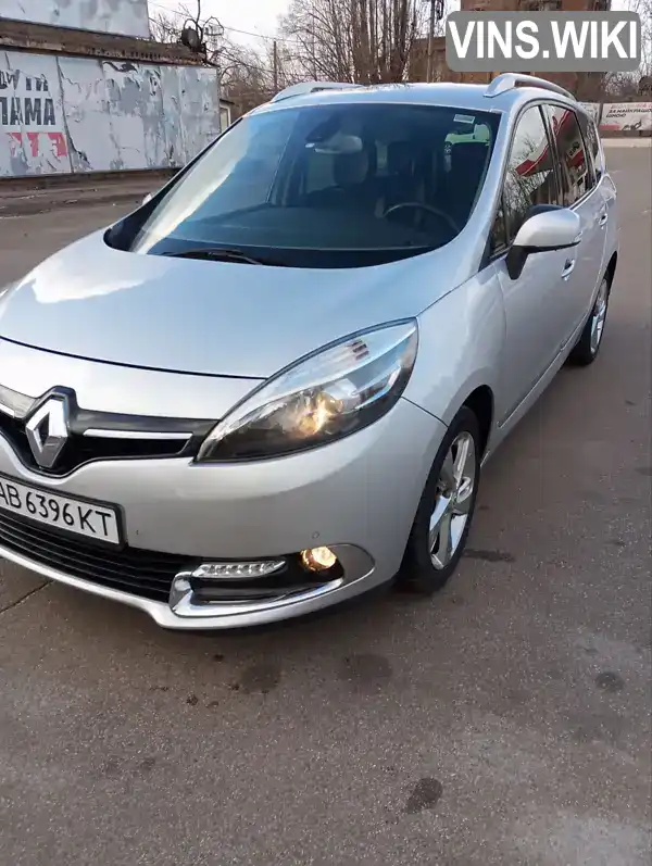 Мінівен Renault Grand Scenic 2015 1.46 л. Ручна / Механіка обл. Дніпропетровська, Кривий Ріг - Фото 1/21