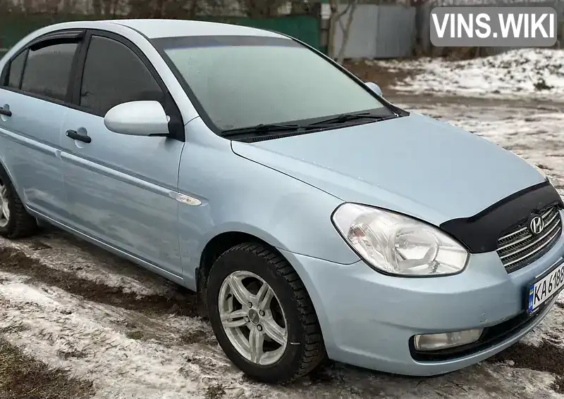 Седан Hyundai Accent 2007 1.4 л. Ручная / Механика обл. Киевская, Киев - Фото 1/12