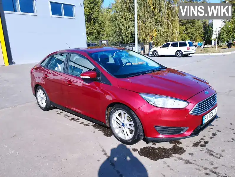 Седан Ford Focus 2016 2 л. Автомат обл. Полтавська, Кременчук - Фото 1/15