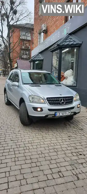 Позашляховик / Кросовер Mercedes-Benz M-Class 2007 3 л. Автомат обл. Чернівецька, Чернівці - Фото 1/12