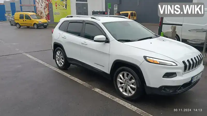 Позашляховик / Кросовер Jeep Cherokee 2014 2.36 л. Автомат обл. Полтавська, Лубни - Фото 1/12