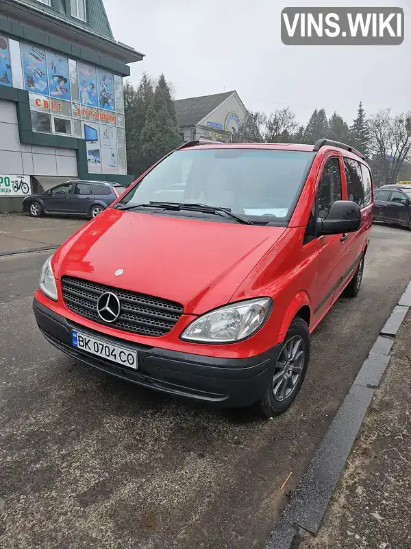 Мінівен Mercedes-Benz Vito 2009 2.15 л. Ручна / Механіка обл. Рівненська, Березне - Фото 1/9