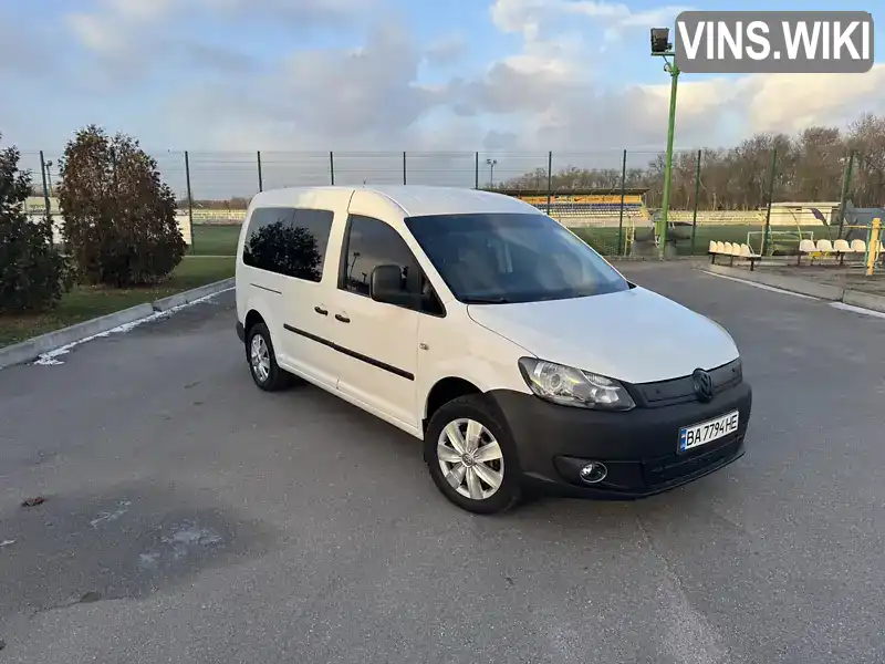 Мінівен Volkswagen Caddy 2011 2 л. Ручна / Механіка обл. Кіровоградська, Олександрія - Фото 1/19