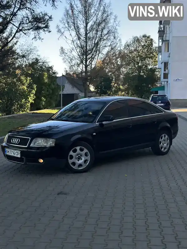 Седан Audi A6 2002 2.5 л. Автомат обл. Житомирська, Звягель - Фото 1/13