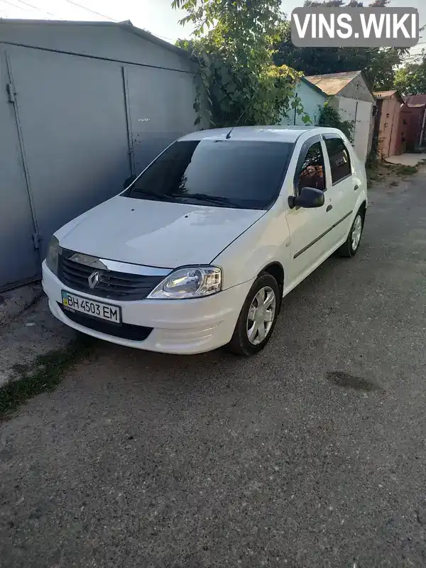 Седан Renault Logan 2012 1.39 л. Ручна / Механіка обл. Одеська, Одеса - Фото 1/3