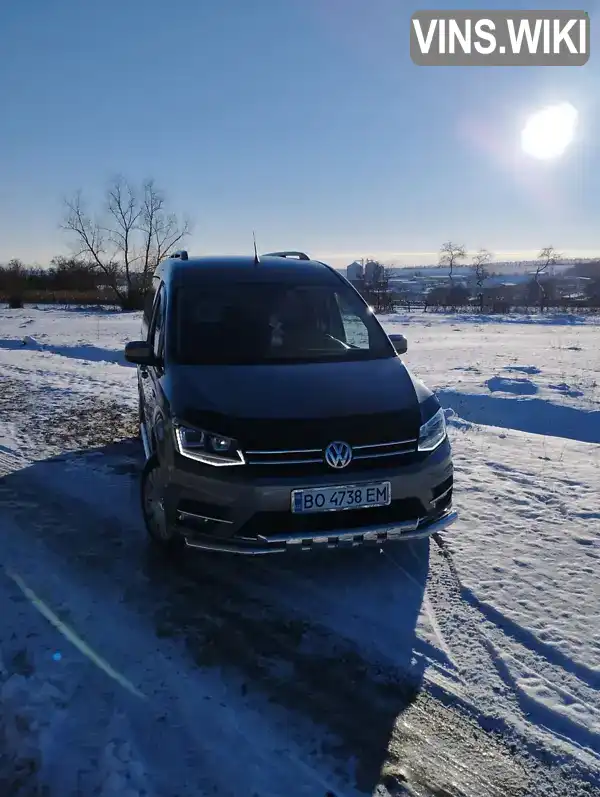 Мінівен Volkswagen Caddy 2017 2 л. Автомат обл. Тернопільська, Теребовля - Фото 1/19