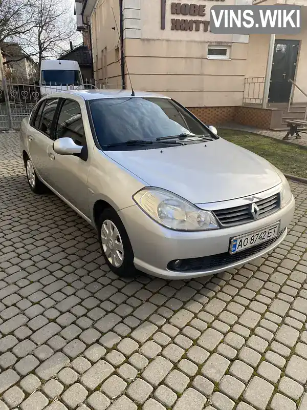 Седан Renault Thalia 2009 1.2 л. Ручна / Механіка обл. Закарпатська, Тячів - Фото 1/21