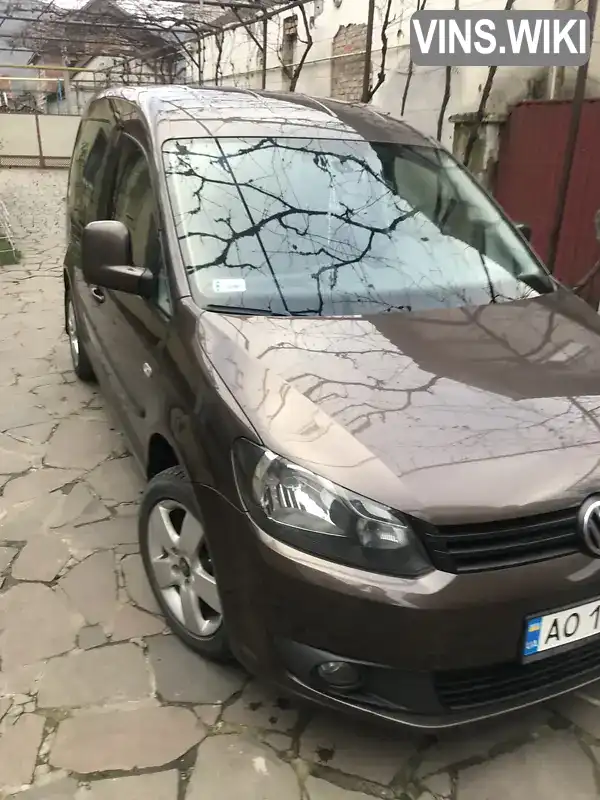 Мінівен Volkswagen Caddy 2012 1.6 л. Ручна / Механіка обл. Закарпатська, Мукачево - Фото 1/18