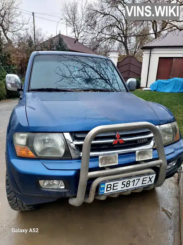 Позашляховик / Кросовер Mitsubishi Pajero 2000 3.5 л. Ручна / Механіка обл. Миколаївська, Миколаїв - Фото 1/9