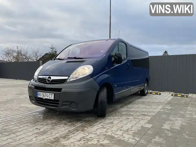 Мінівен Opel Vivaro 2014 2 л. Ручна / Механіка обл. Тернопільська, Ланівці - Фото 1/21