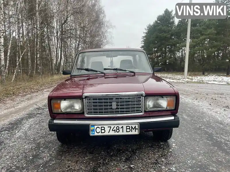 Седан ВАЗ / Lada 2107 2005 1.45 л. Ручна / Механіка обл. Чернігівська, Мена - Фото 1/14